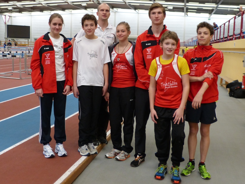 Der Nachwuchs in der Leichtathletikhalle Der Nachwuchs in der Leichtathletikhalle