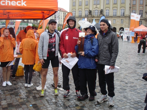 Auch Trainer müssen trinken!