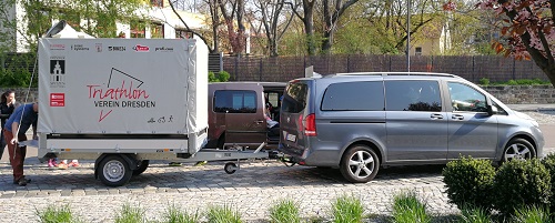 angehängt in Seitansicht